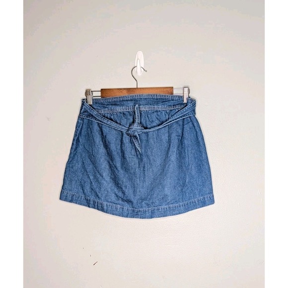 Madewell Dresses & Skirts - Madewell Denim Jean Micro Mini Skirt Size XS Elastic Waist Cute Skirt